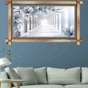 3D GÖRÜNÜMLÜ ZARİF RUSTİK  TABLO