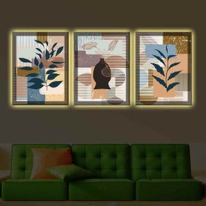 ÇOK ŞIK SET 3LÜ KANVAS TABLO