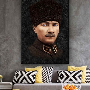 SANATSAL ATATÜRK  KANVAS TABLO