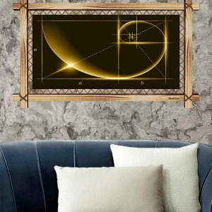 MODERN GOLD ALTIN ORAN RUSTİK  TABLO