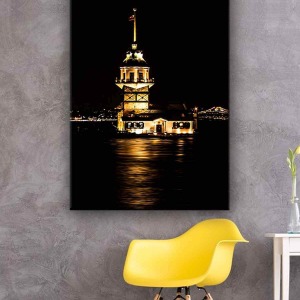 ZAİF KIZ KULESİ KANVAS TABLO