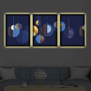 MODERN 3LÜ LED IŞIKLI KANVAS TABLO