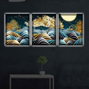 EN POPÜLER SET 3LÜ LED IŞIKLI KANVAS TABLO