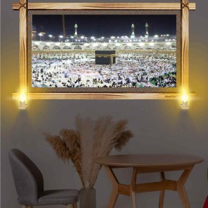 KABE GECE RUSTİK LAMBALI TABLO