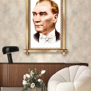 SOYUT ATATÜRK RUSTİK  TABLO