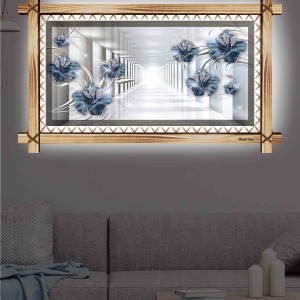 3D GÖRÜNÜMLÜ SOFT RUSTİK LEDLİ TABLO