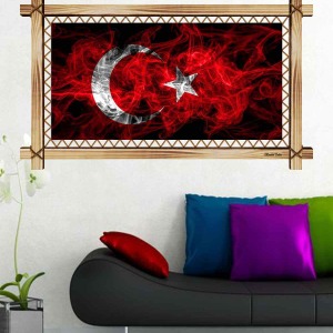 AY YILDIZ RUSTİK  TABLO