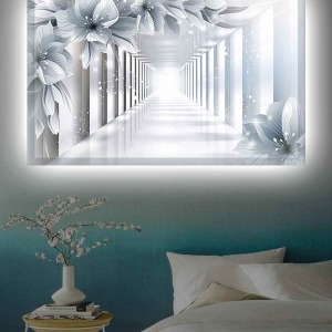 3D GÖRÜNÜMLÜ ZARİF LEDLİ KANVAS TABLO