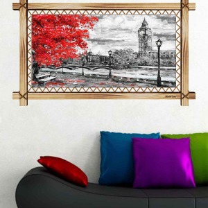 SOYUT PASTEL MANZARA RUSTİK  TABLO