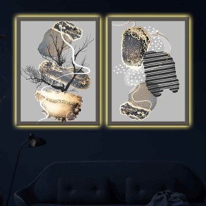 MÜKEMMELLİĞİN TANIMI İKİLİ LED IŞIKLI TABLO