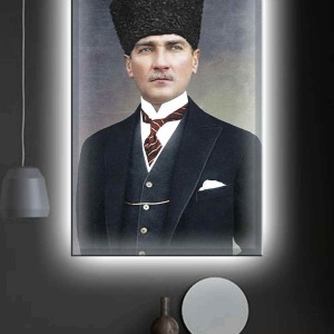 TREND ATATÜR LEDLİ KANVAS TABLO
