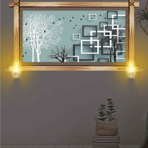 MODERN YAPAY ZEKA RUSTİK LAMBALI TABLO
